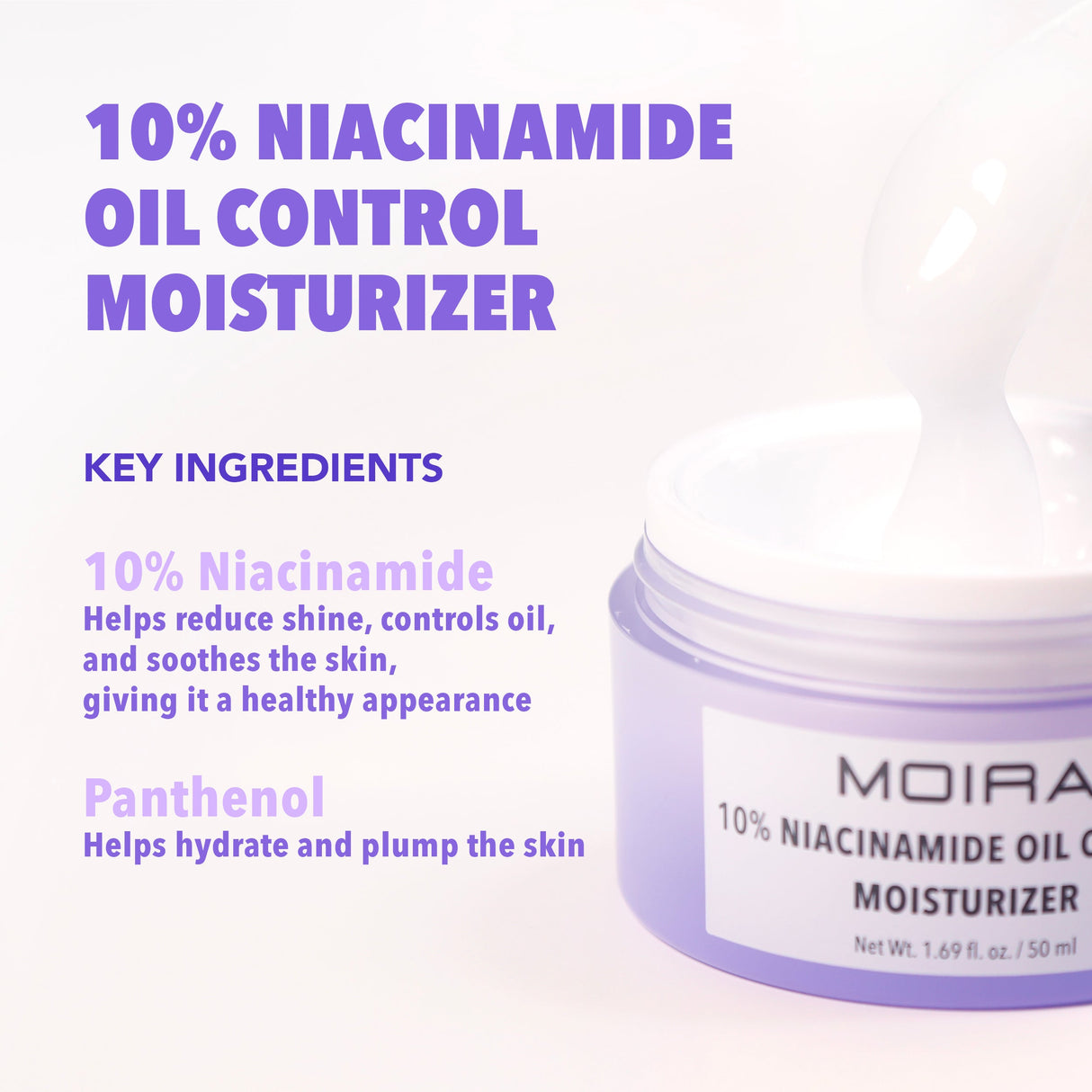 10% Niacinamide Oil Control Moisturizer Hidratante Control de Aceite con 10% de Niacinamida