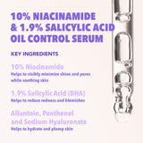 MOIRA 10% Niacinamide & 1.9% Salicylic Acid Oil Control Serum