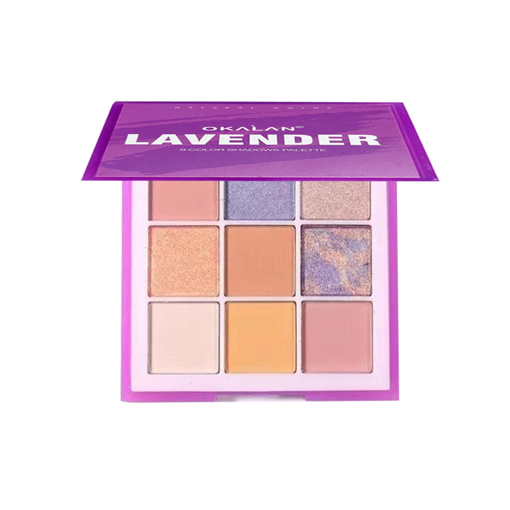 OKALAN Lavender Paleta de Sombras 9 Tonos