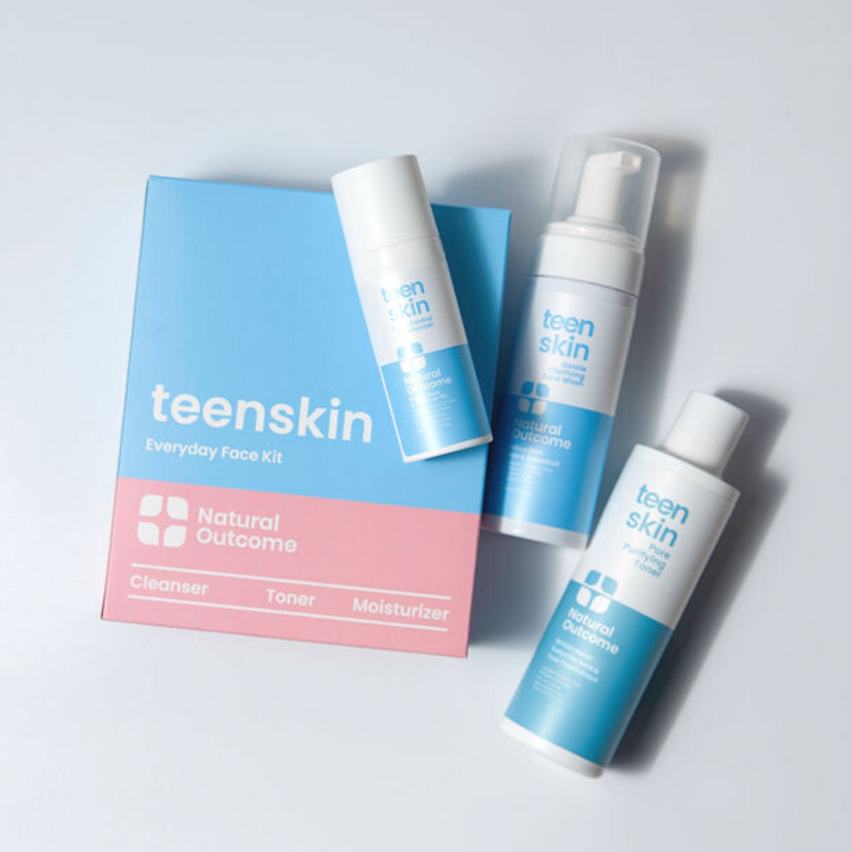 Kit Facial Diario Teen Skin | Cuidado Completo para Piel Joven