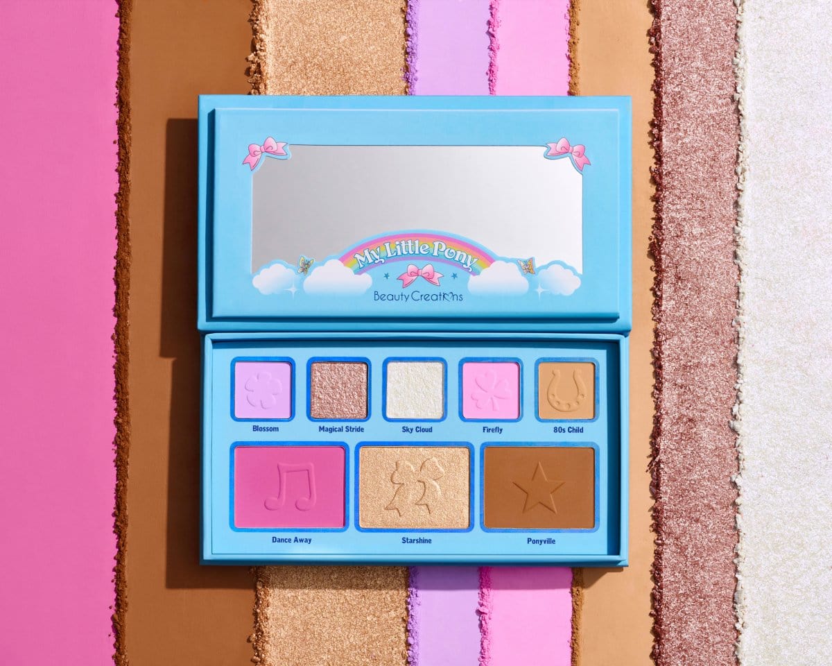 Beauty Creations x My Little Pony "Lost in the Clouds" Shadow and Face Palette