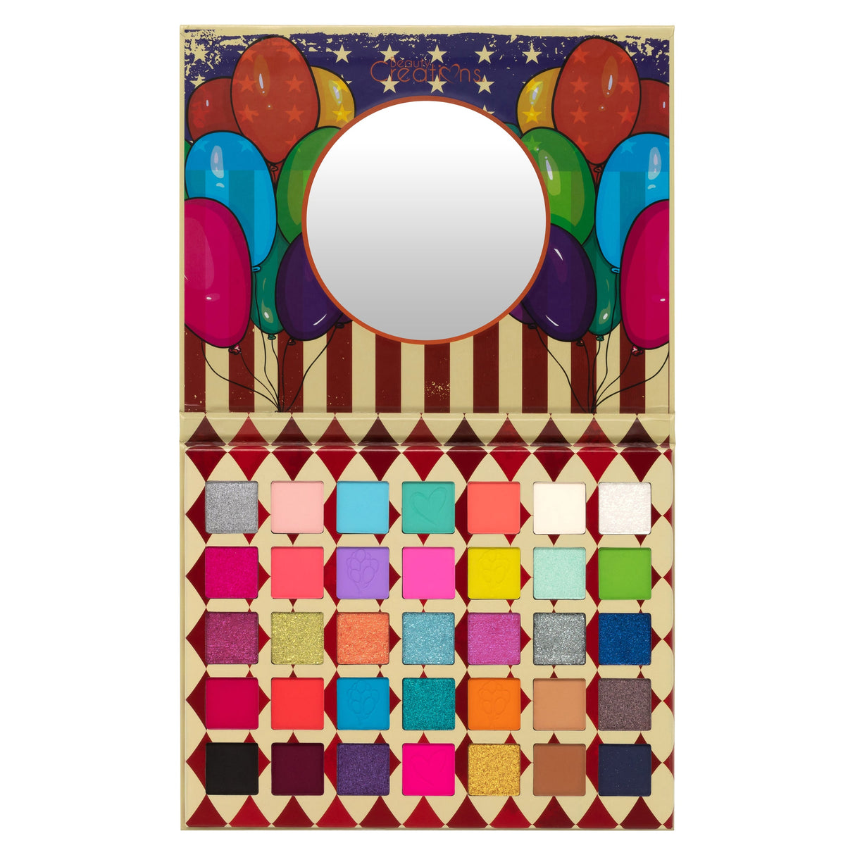 BEAUTYCREATIONS Remi Circus Clown Paleta de Sombras 35 Tonos