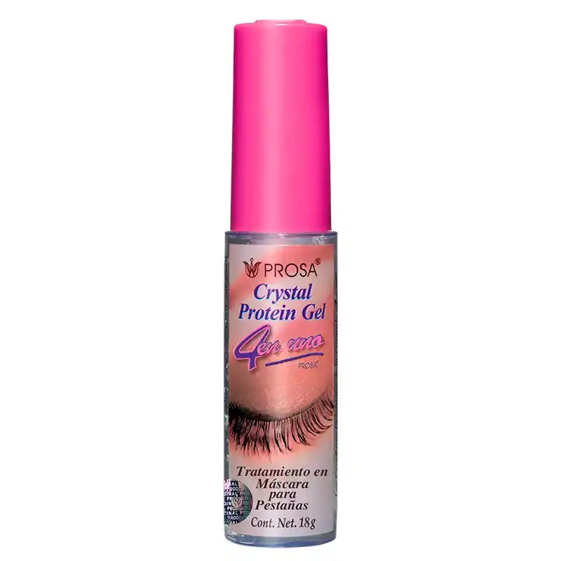 Mascara Rimel Crystal Protein Gel 4 En 1 Waterproof Transparente