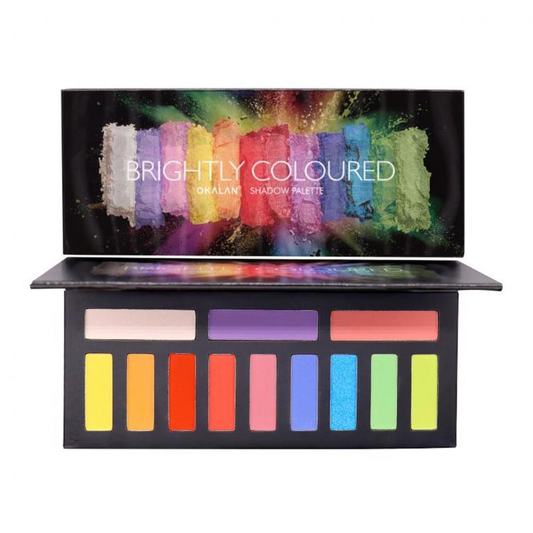 OKALAN Brightly Coloured 12 Color Shadows Palette