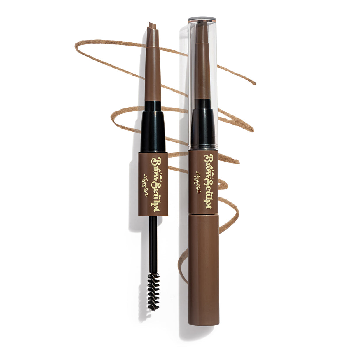 AMORUS 2 in 1 Brow Sculpt Lápiz y Tinta Para Cejas