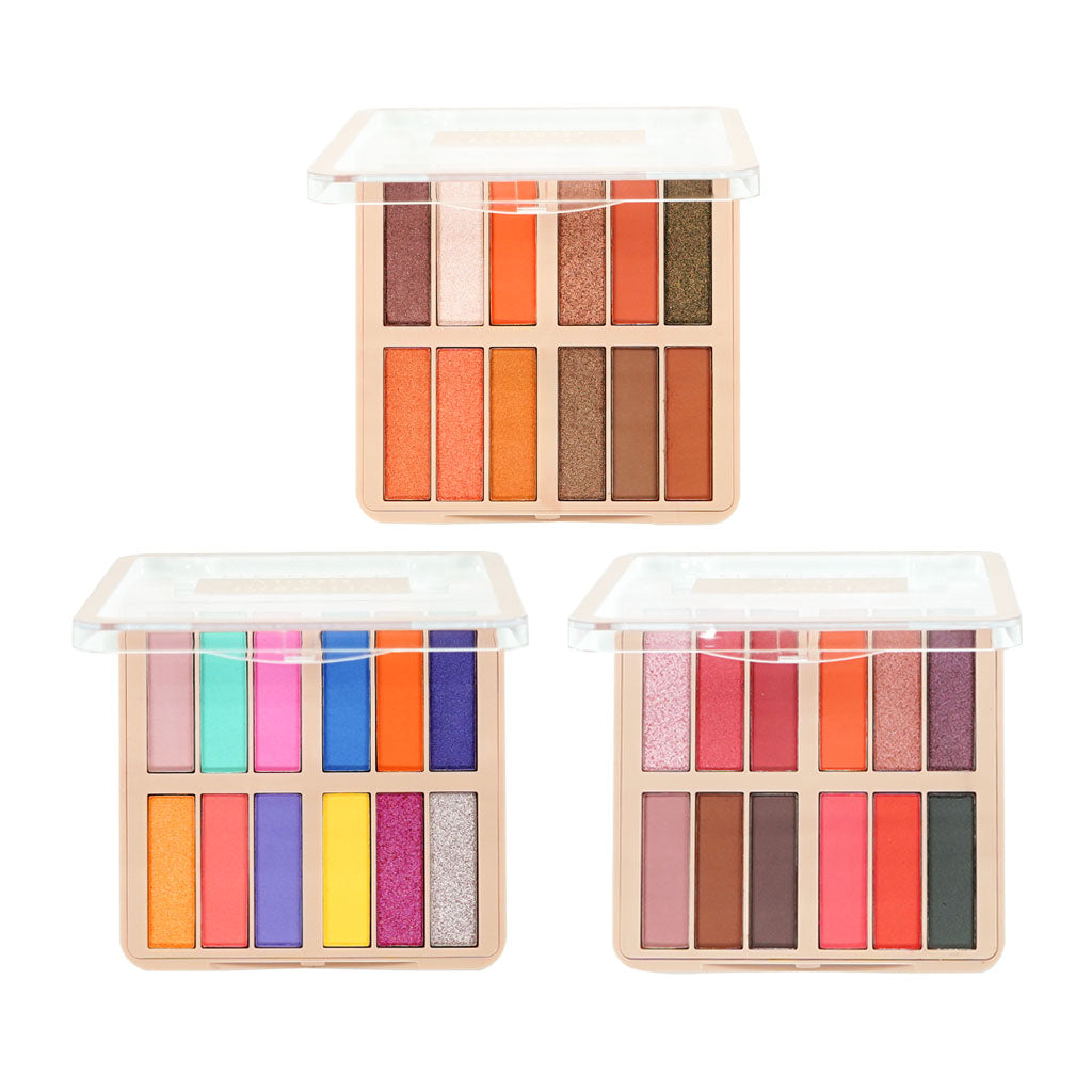 KLEANCOLOR Mood Boosting Paleta de Sombras 12 Tonos