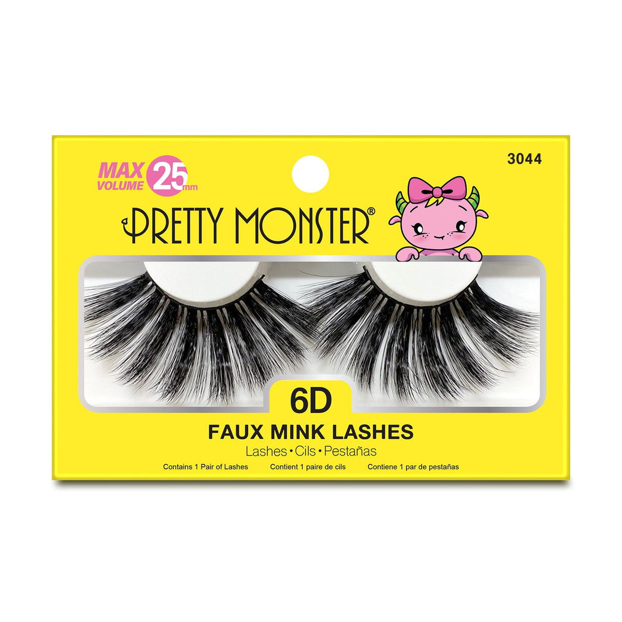 PRETTYMONSTER Max Volume 6D Pestañas de Mink