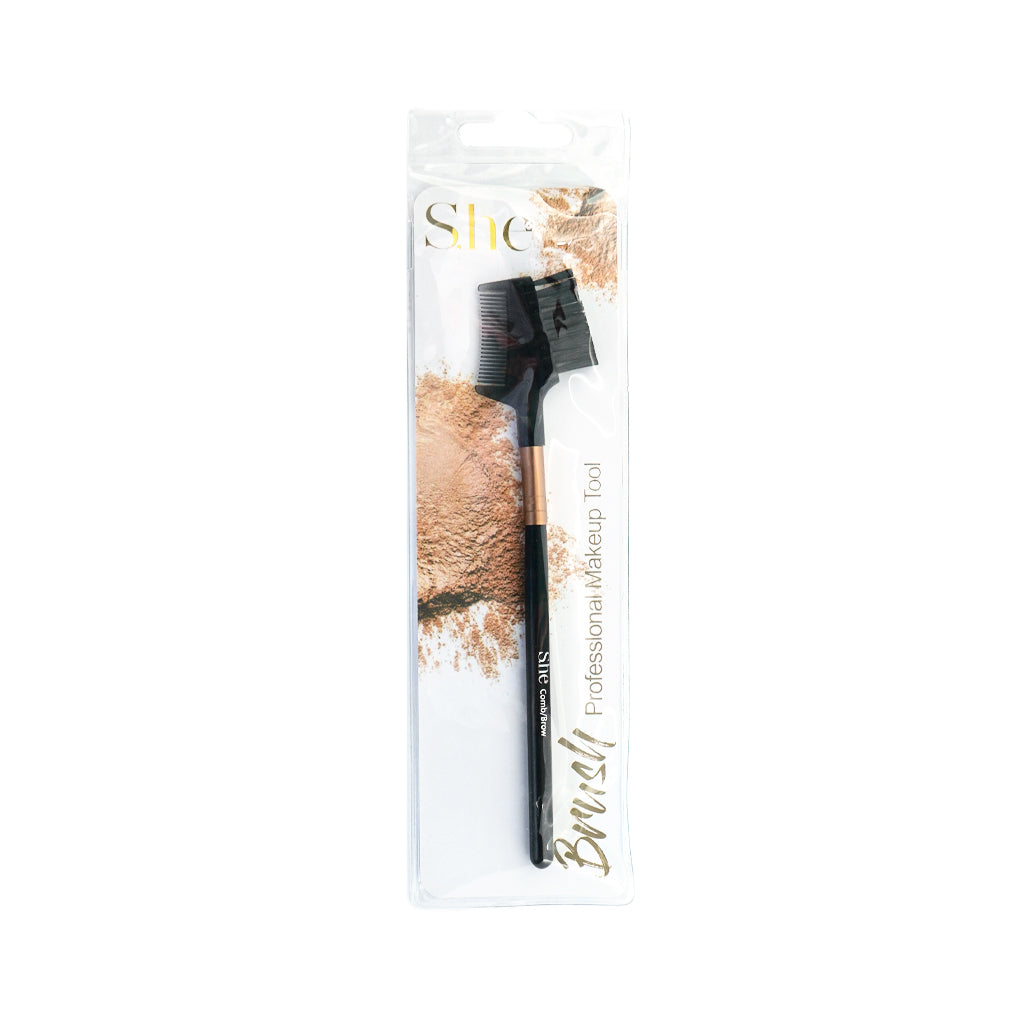 SHE SBR410 Professional Makeup Brocha Para Pestañas y Cejas