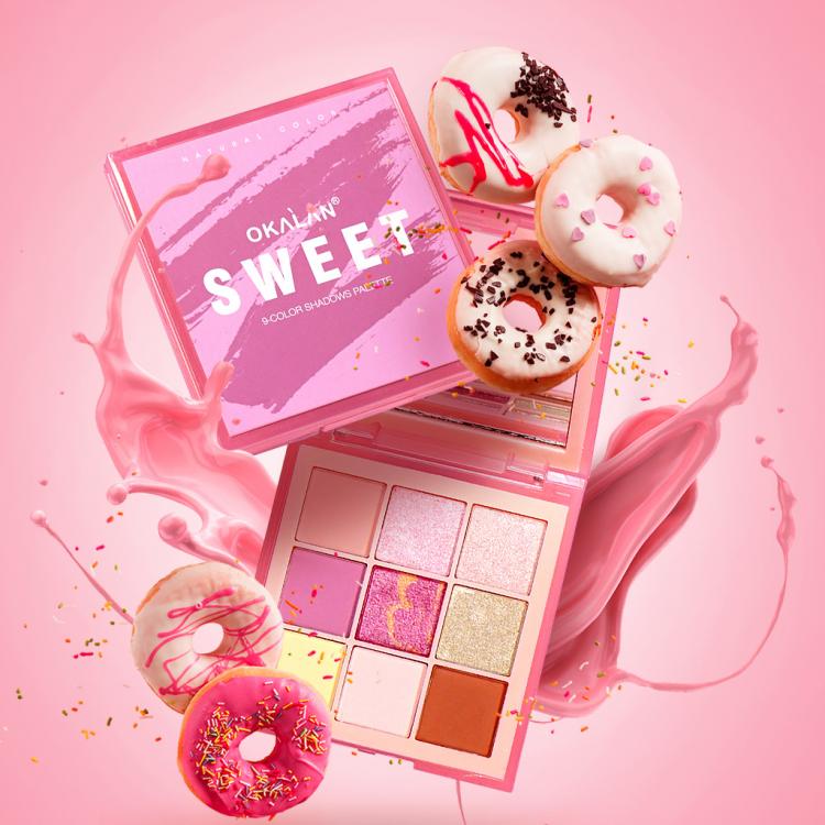 OKALAN Sweet Paleta de Sombras 9 Tonos