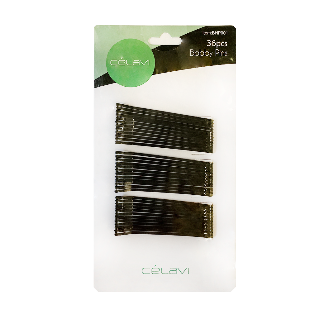 CELAVI 36 Black Bobby Pins Pasadores Para Cabello